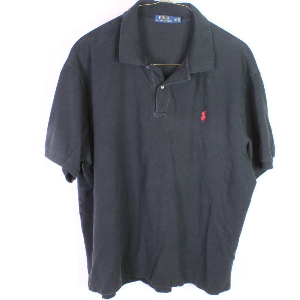 Black and Red Ralph Lauren Mens Polo Shirt 3XB